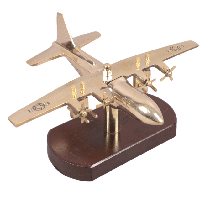 Elita Military Aircraft Model Desk Decor, Gold-Plated Metal Replica on Wooden Base, Aviation Collectible SK N-90 - Image 4